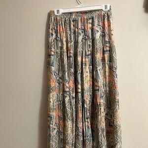Roper, size M broom stick skirt. South Western print.
